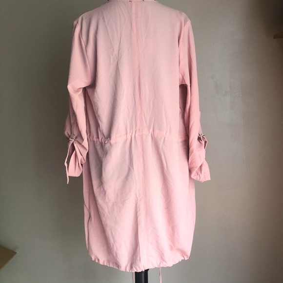 Blush Pink duster cardigan - Picture 2 of 4